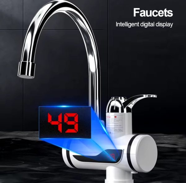 (nw000403) Electric Water Heating Faucet ,tap For Kitchens And Bathrooms | Display | Hot Water (without Shower )