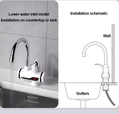 (nw000403) Electric Water Heating Faucet ,tap For Kitchens And Bathrooms | Display | Hot Water (without Shower )
