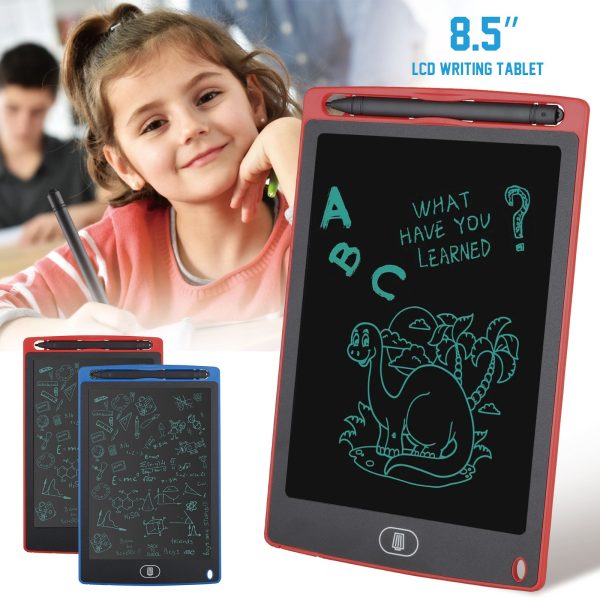 Writing Tablet For Kids – Digital Drawing Pad With Erasable Screen, Reusable Writing Board For Drawing, Doodling, And Learning (random Color)