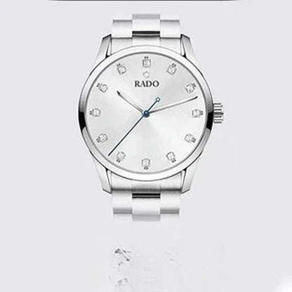 Rado Men’s Formal Wrist Watch With Stainless Steel Chain | Best Quality Rado Watch For Men’s – Men’s Watches – Wrist Watch For Men – With Random Box