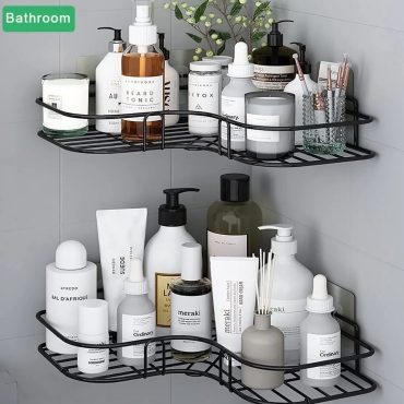 Pack Of 2 Shower, Bathtub, And Toilet Durable & Rustproof Corner Storage Organizer